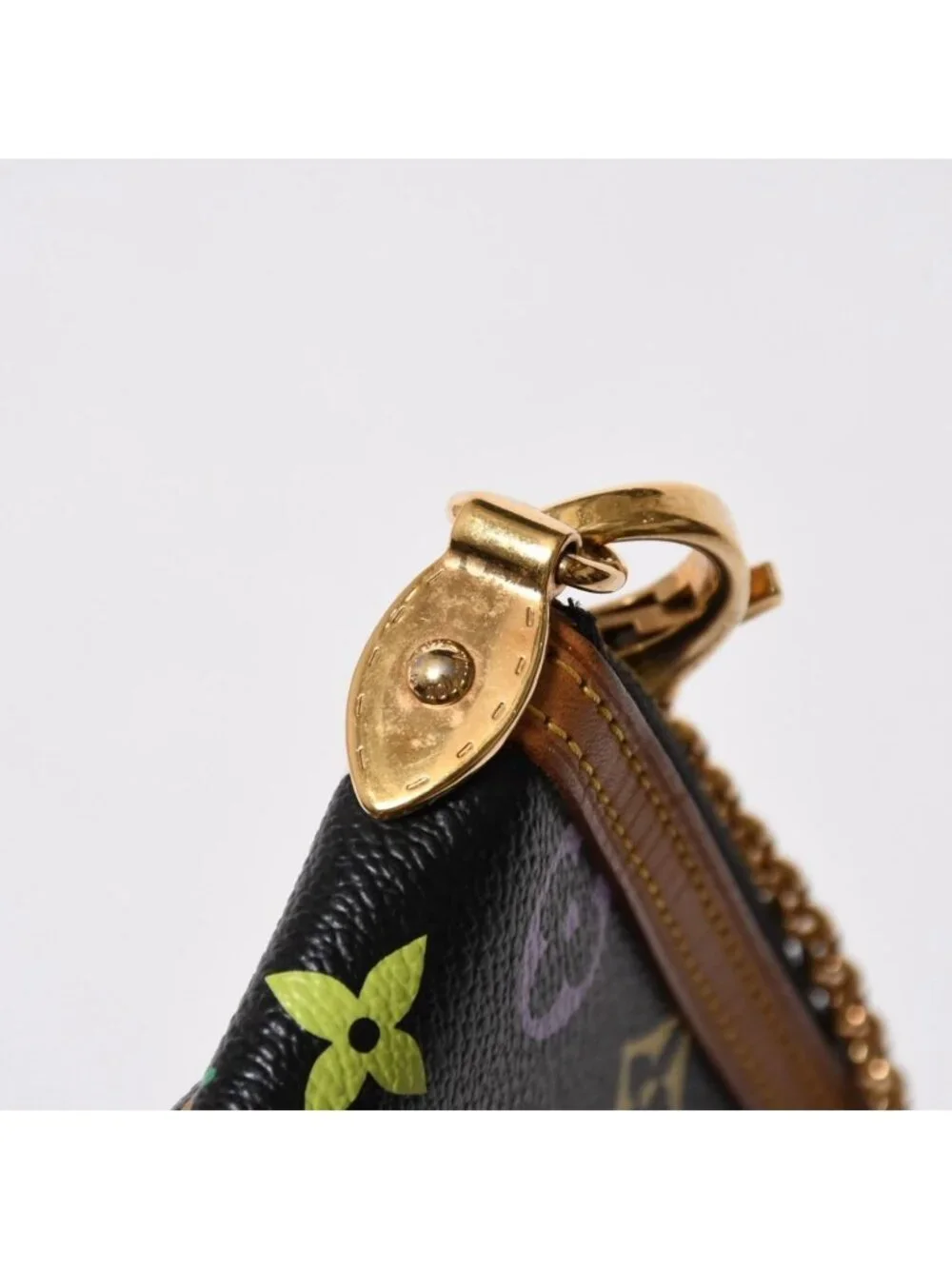 Louis Vuitton Pouch Pochette Mirror MM Monogram Multicolor Takashi Murakami